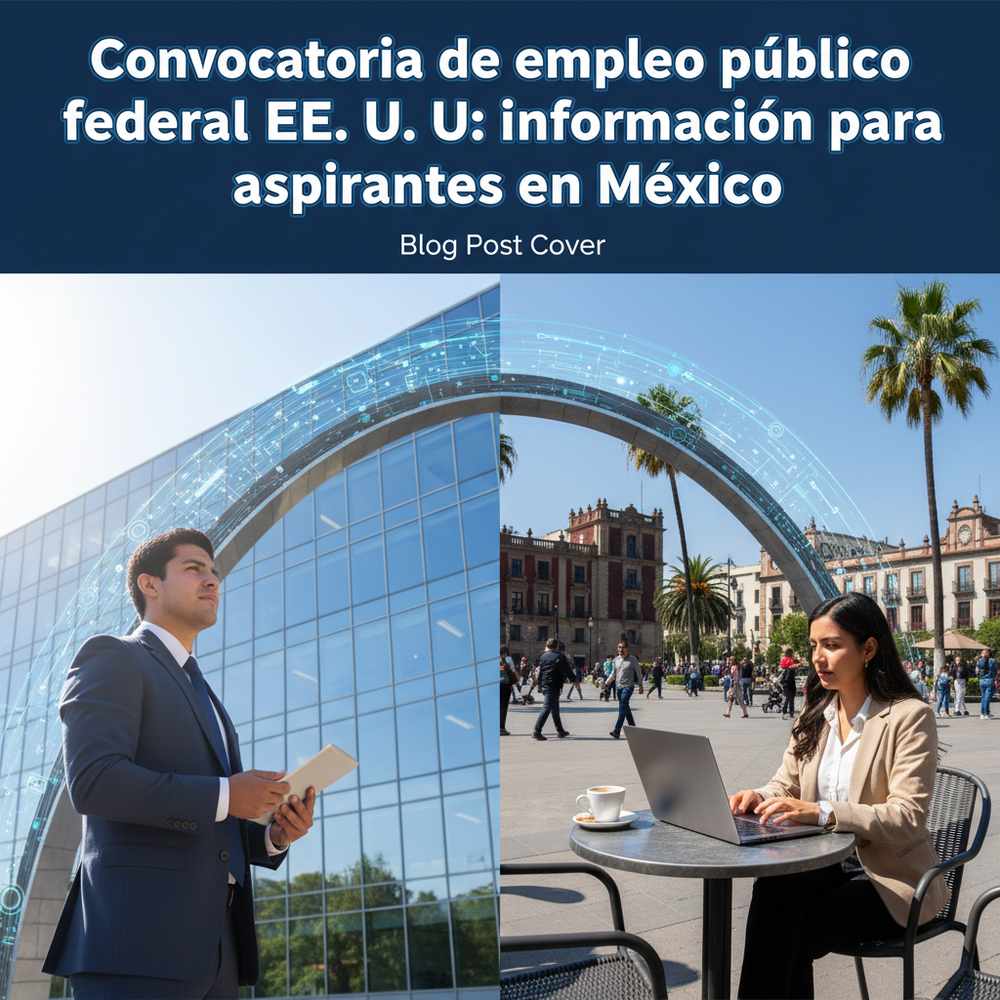Convocatoria de empleo público federal EE. UU.: información para aspirantes en México