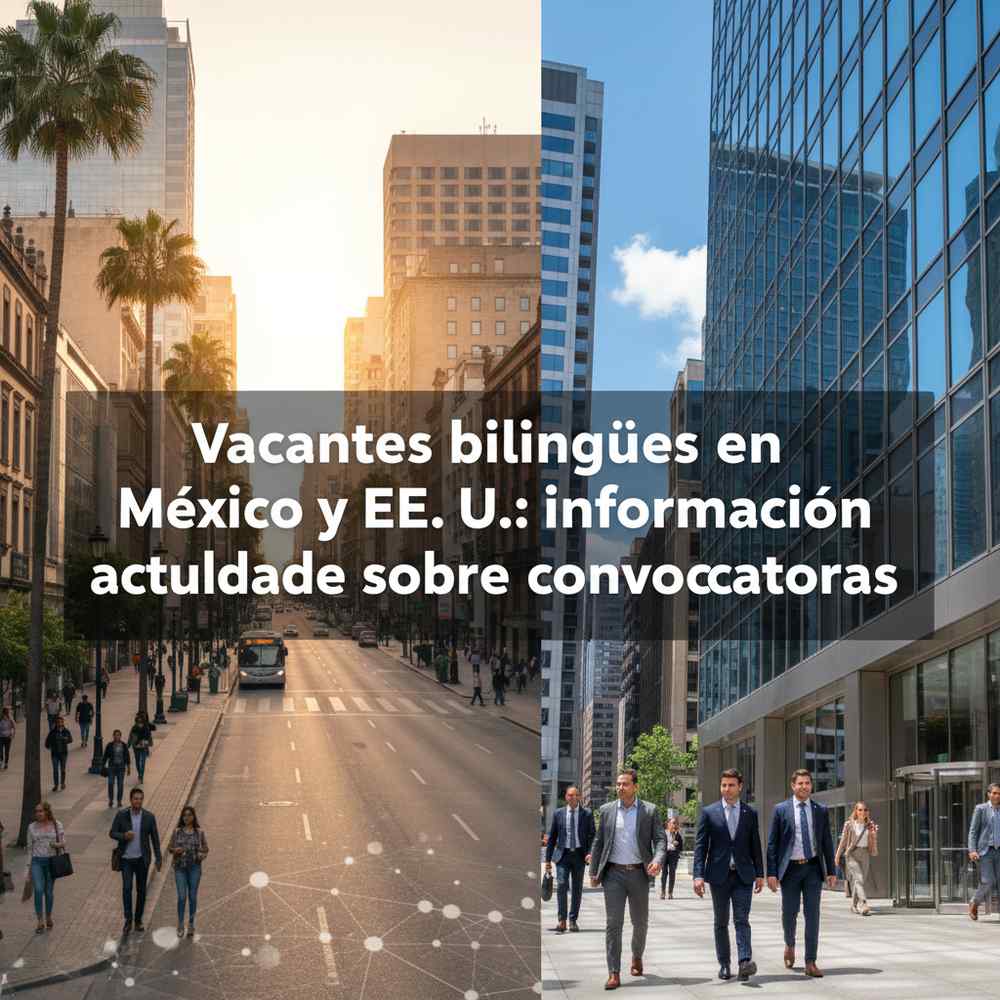 Vacantes bilingües en México y EE. UU.: información actualizada sobre convocatorias